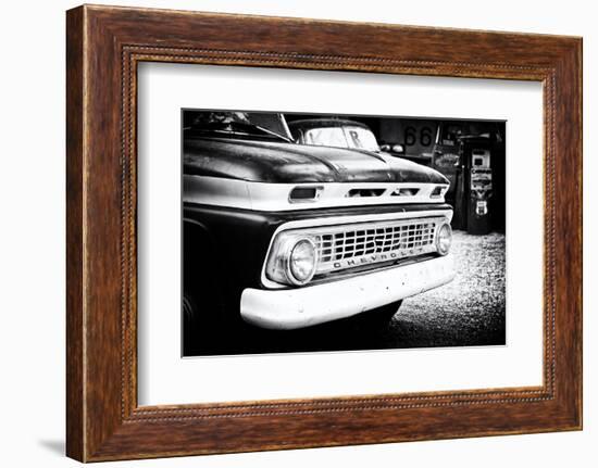 Cars - Chevrolet - Route 66 - Gas Station - Arizona - United States-Philippe Hugonnard-Framed Photographic Print