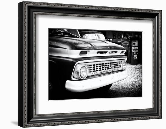 Cars - Chevrolet - Route 66 - Gas Station - Arizona - United States-Philippe Hugonnard-Framed Photographic Print