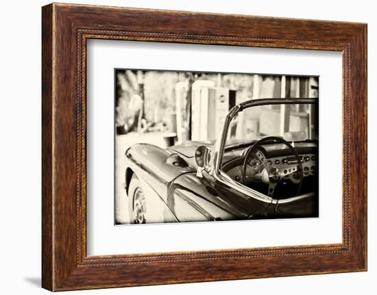 Cars - Chevrolet - Route 66 - Gas Station - Arizona - United States-Philippe Hugonnard-Framed Photographic Print