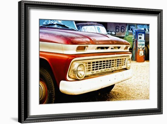 Cars - Chevrolet - Route 66 - Gas Station - Arizona - United States-Philippe Hugonnard-Framed Photographic Print