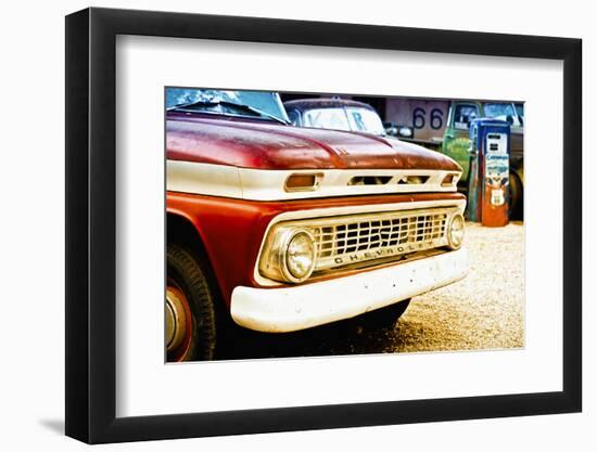 Cars - Chevrolet - Route 66 - Gas Station - Arizona - United States-Philippe Hugonnard-Framed Photographic Print