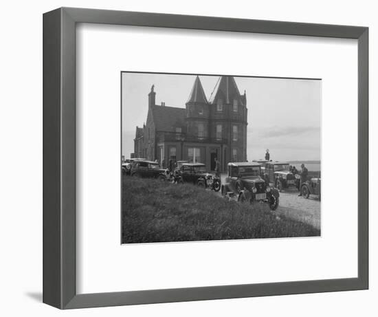 Cars competing in the B&HMC Brighton Motor Rally, John O'Groats, Scotland, 1930-Bill Brunell-Framed Photographic Print