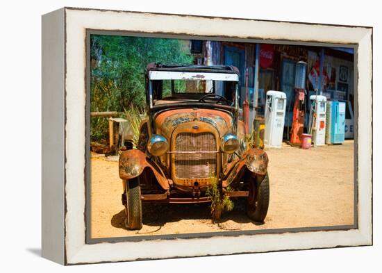 Cars - Ford - Route 66 - Gas Station - Arizona - United States-Philippe Hugonnard-Framed Premier Image Canvas