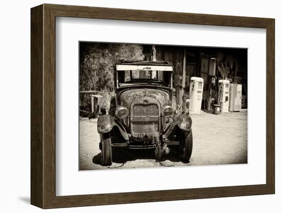 Cars - Ford - Route 66 - Gas Station - Arizona - United States-Philippe Hugonnard-Framed Photographic Print