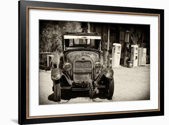 Cars - Ford - Route 66 - Gas Station - Arizona - United States-Philippe Hugonnard-Framed Photographic Print