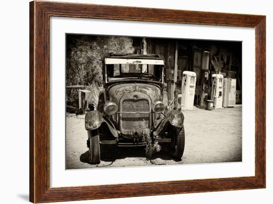 Cars - Ford - Route 66 - Gas Station - Arizona - United States-Philippe Hugonnard-Framed Photographic Print