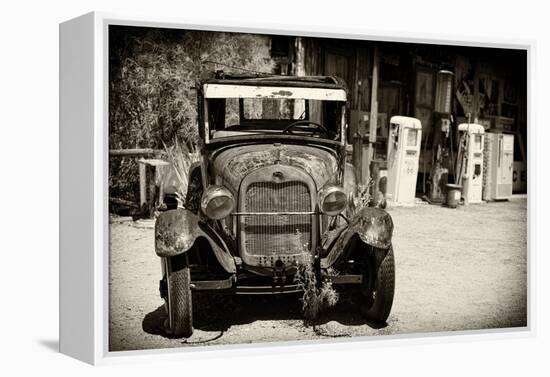 Cars - Ford - Route 66 - Gas Station - Arizona - United States-Philippe Hugonnard-Framed Premier Image Canvas