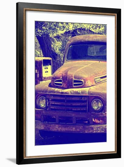 Cars - Ford - Route 66 - Gas Station - Arizona - United States-Philippe Hugonnard-Framed Photographic Print