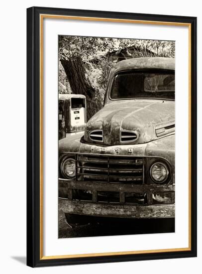 Cars - Ford - Route 66 - Gas Station - Arizona - United States-Philippe Hugonnard-Framed Photographic Print