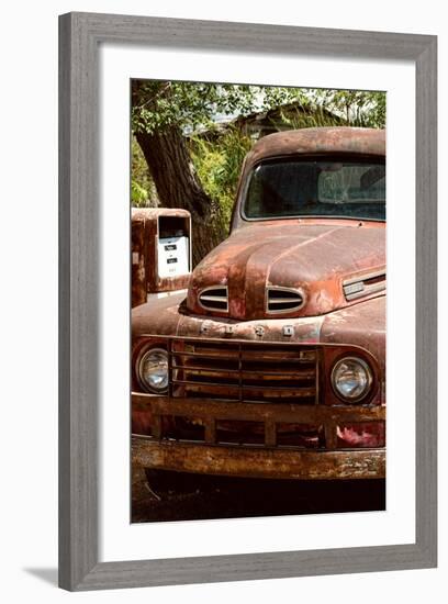 Cars - Ford - Route 66 - Gas Station - Arizona - United States-Philippe Hugonnard-Framed Photographic Print