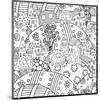 Cars Hills And Towns Coloring Art-null-Mounted Coloring Poster