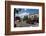 Cars in a traditional street in the historic City of Sisters in Deschutes County, Oregon, United St-Martin Child-Framed Photographic Print