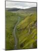 Cars Travelling Down Winnats Pass, Castleton, Peak District National Park, Derbyshire, England, Uni-Chris Hepburn-Mounted Photographic Print