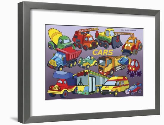 Cars-Olga And Alexey Drozdov-Framed Giclee Print