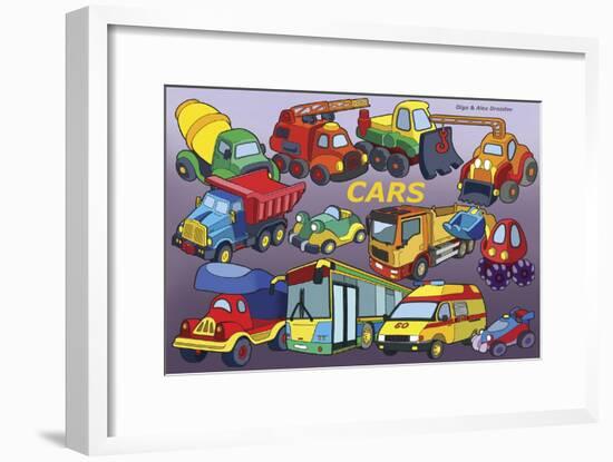 Cars-Olga And Alexey Drozdov-Framed Giclee Print