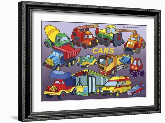 Cars-Olga And Alexey Drozdov-Framed Giclee Print