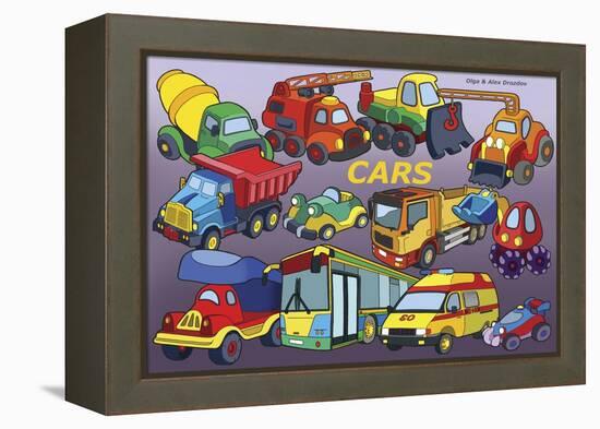 Cars-Olga And Alexey Drozdov-Framed Premier Image Canvas