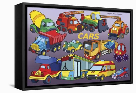 Cars-Olga And Alexey Drozdov-Framed Premier Image Canvas