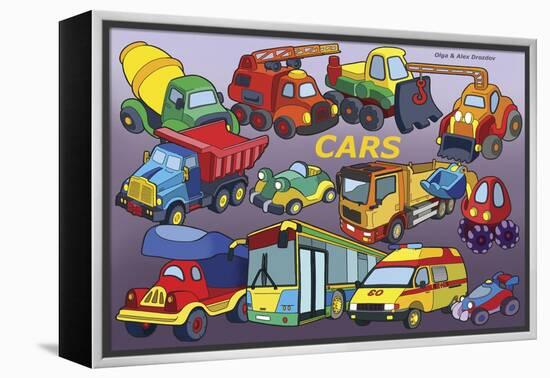 Cars-Olga And Alexey Drozdov-Framed Premier Image Canvas