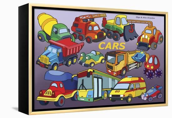 Cars-Olga And Alexey Drozdov-Framed Premier Image Canvas