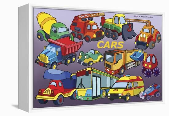 Cars-Olga And Alexey Drozdov-Framed Premier Image Canvas