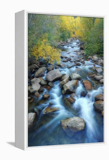 Carson River, Early Autumn Flow, Sierra Nevada-Vincent James-Framed Premier Image Canvas