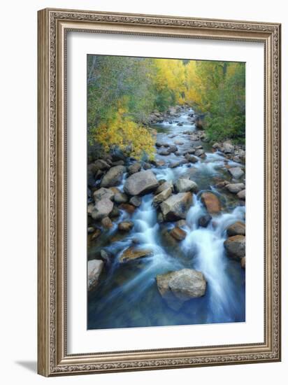 Carson River, Early Autumn Flow, Sierra Nevada-Vincent James-Framed Photographic Print