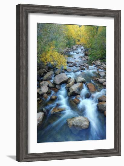 Carson River, Early Autumn Flow, Sierra Nevada-Vincent James-Framed Photographic Print