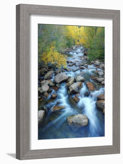 Carson River, Early Autumn Flow, Sierra Nevada-Vincent James-Framed Photographic Print