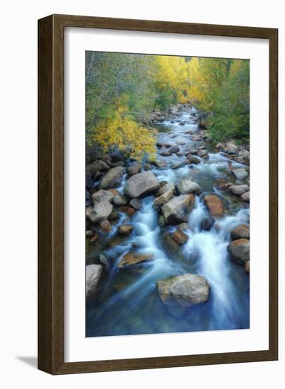 Carson River, Early Autumn Flow, Sierra Nevada-Vincent James-Framed Photographic Print