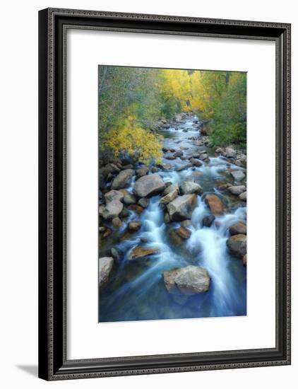 Carson River, Early Autumn Flow, Sierra Nevada-Vincent James-Framed Photographic Print