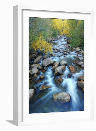 Carson River, Early Autumn Flow, Sierra Nevada-Vincent James-Framed Photographic Print