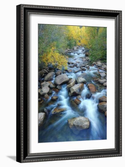 Carson River, Early Autumn Flow, Sierra Nevada-Vincent James-Framed Photographic Print