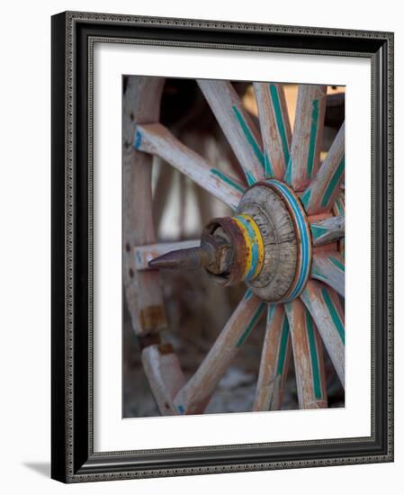 Cart and Cart Wheels in Cappadoccia, Turkey-Darrell Gulin-Framed Photographic Print