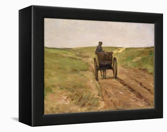Cart in Katwijk, 1889-Max Liebermann-Framed Premier Image Canvas