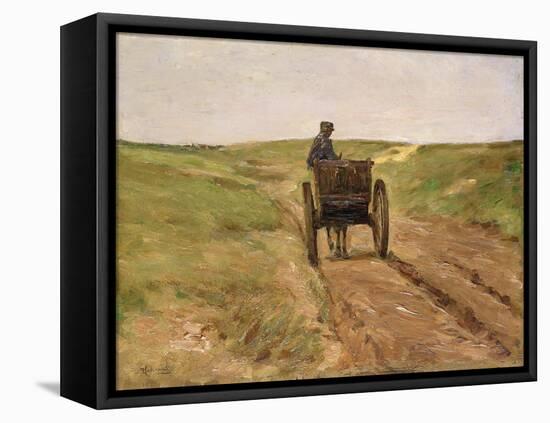 Cart in Katwijk, 1889-Max Liebermann-Framed Premier Image Canvas