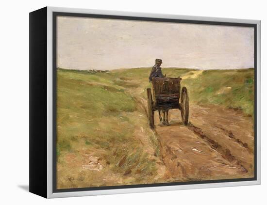 Cart in Katwijk, 1889-Max Liebermann-Framed Premier Image Canvas