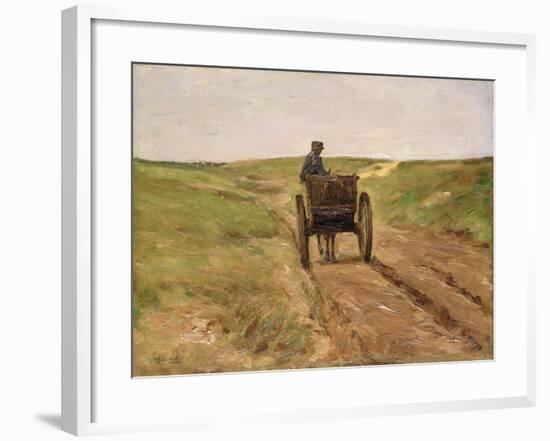 Cart in Katwijk, 1889-Max Liebermann-Framed Giclee Print