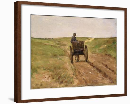 Cart in Katwijk, 1889-Max Liebermann-Framed Giclee Print