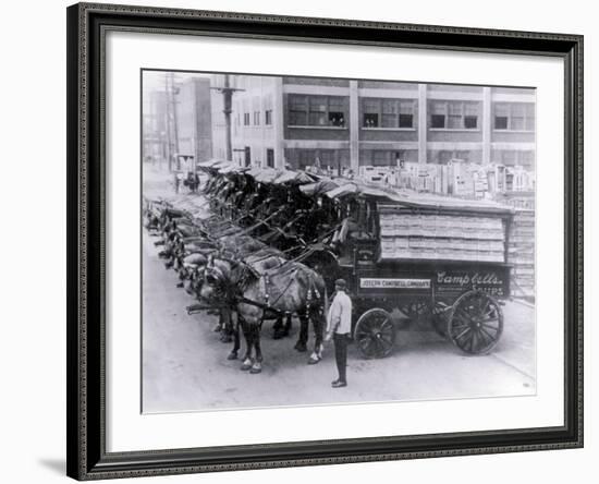 Cart Line, Philadelphia, Pennsylvania-null-Framed Photo