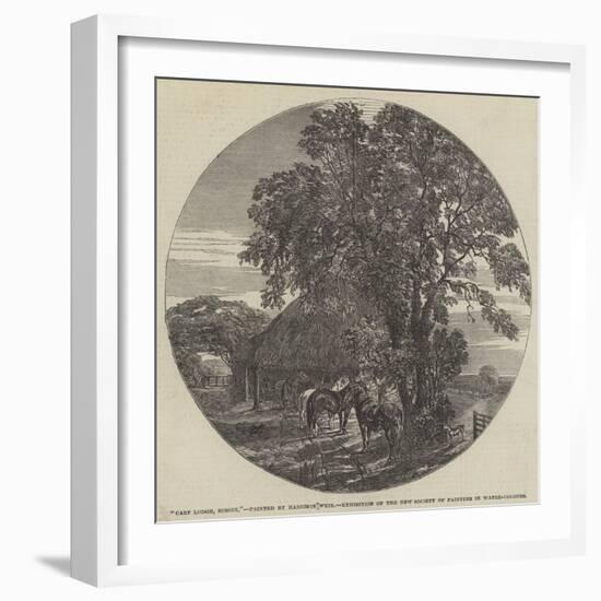 Cart Lodge, Sussex-Harrison William Weir-Framed Giclee Print