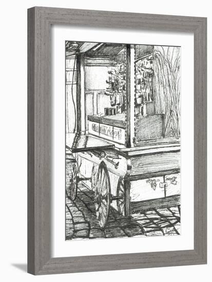 Cart Outside Cheers Bar Boston USA, 2003-Vincent Alexander Booth-Framed Giclee Print