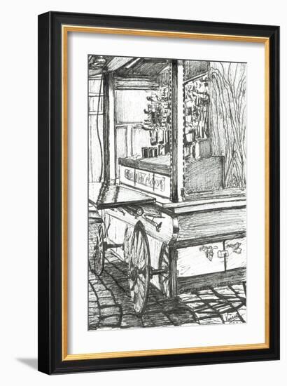 Cart Outside Cheers Bar Boston USA, 2003-Vincent Alexander Booth-Framed Giclee Print