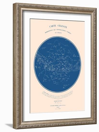 Carte Celeste - ASTER Edition, 2022 (Digital)-Florent Bodart-Framed Giclee Print