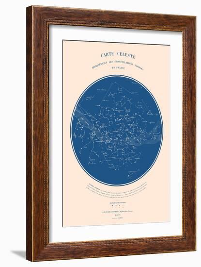 Carte Celeste - ASTER Edition, 2022 (Digital)-Florent Bodart-Framed Giclee Print