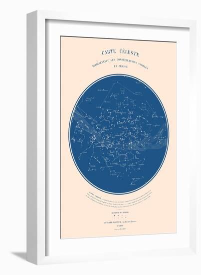 Carte Celeste - ASTER Edition, 2022 (Digital)-Florent Bodart-Framed Giclee Print