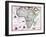 Carte d'Afrique-null-Framed Giclee Print