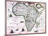 Carte d'Afrique-null-Mounted Giclee Print