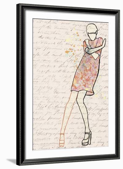 Carte de la Mode II-Clara Wells-Framed Giclee Print