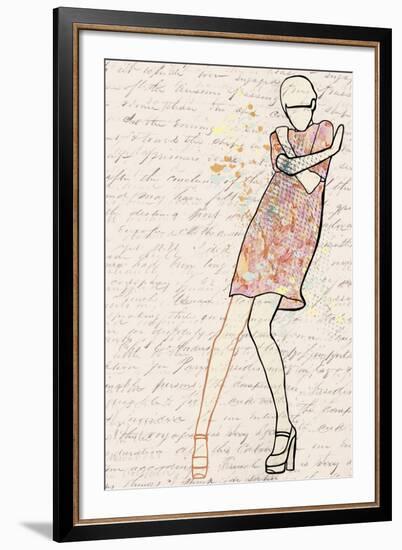 Carte de la Mode II-Clara Wells-Framed Giclee Print